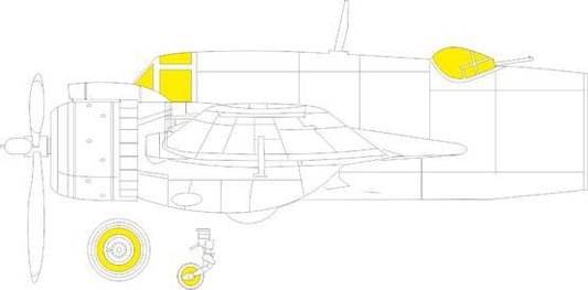 Eduard 1/48 Beaufighter Mk. X TFace Mask Set Eduard