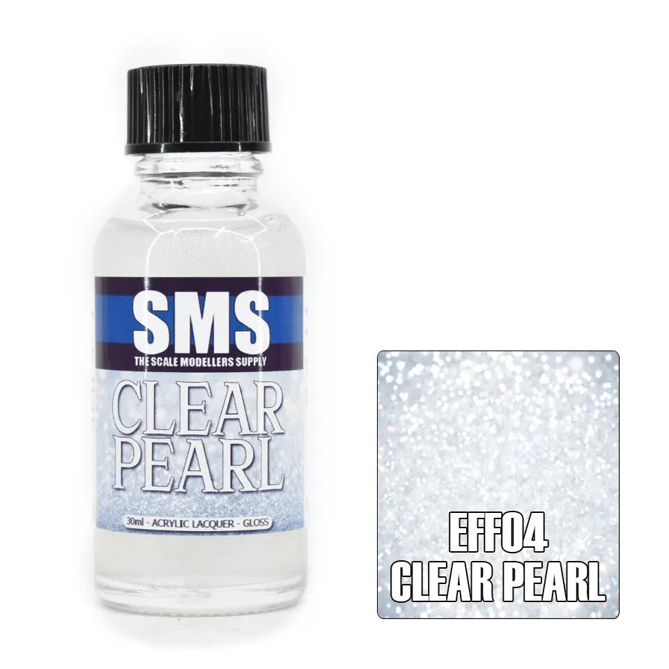 SMS Effects Clear Pearl Acrylic Lacquer 30ml The Scale Modellers Supply