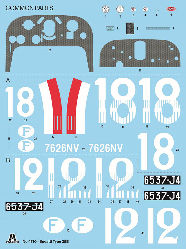 Italeri 1:12 Bugatti Type 35B