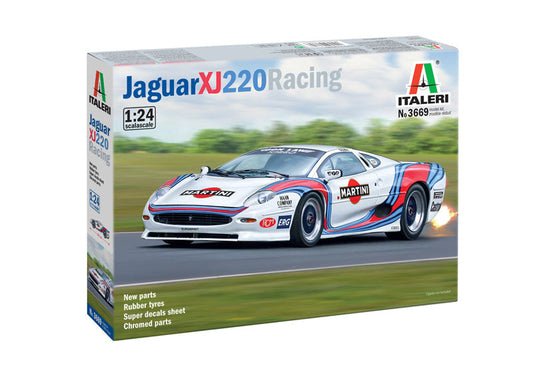 Italeri 1:24 Jaguar XJ 220 Racing Plastic Model Kit Italeri