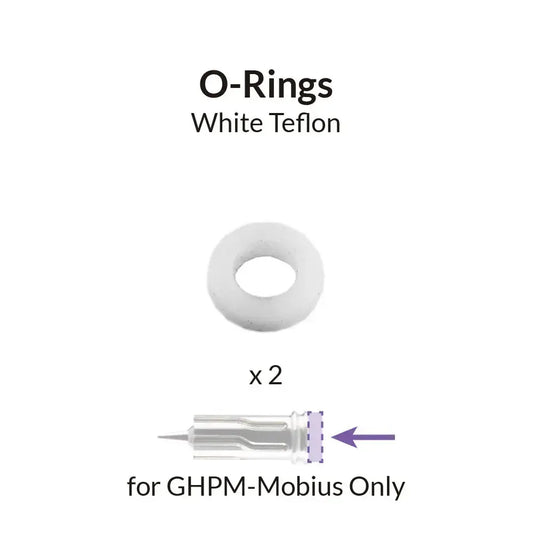Gaahleri Airbrush White O-Rings only for Premium Mobius Gaahleri