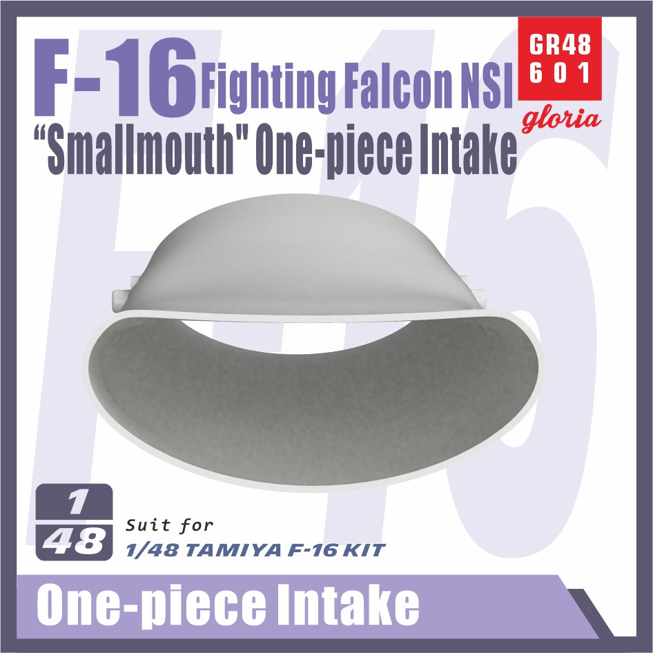 Gloria 1:48 F-16 Fighting Falcon NSI "Smallmouth" One-piece Intake