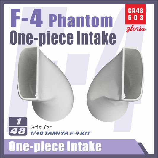 Gloria  1/48 F-4 Phantom One-piece Intake E.T. Model