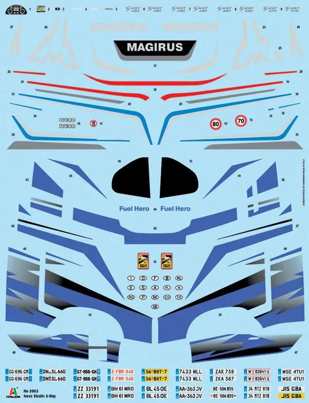 Italeri 1/24 Iveco S-Way Plastic Model Kit