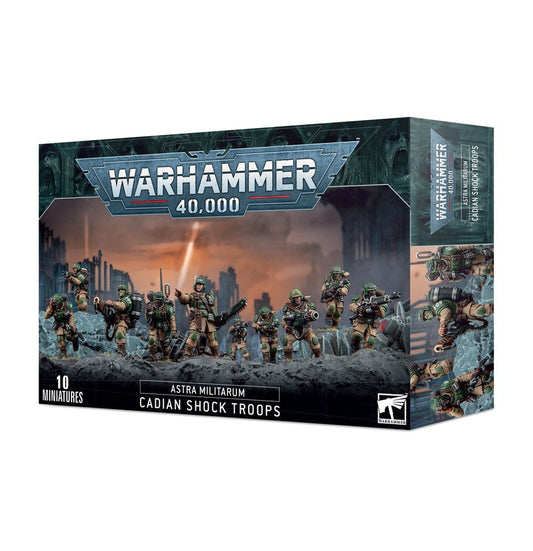 Warhammer 40000: Astra Militarum Cadian Shock Troops Games Workshop