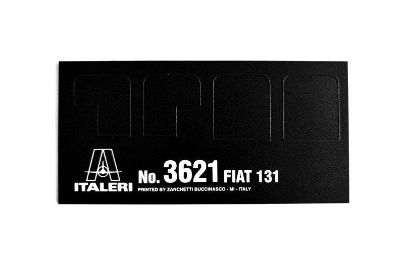 Italeri 1:24 Fiat 131 Abarth '77 San Remo Rally Plastic Model Kit Italeri