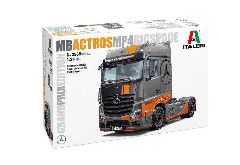 Italeri 1/24 Mercedes-Benz Actros MP4 Big Space Grand Prix Edition Plastic Model Kit