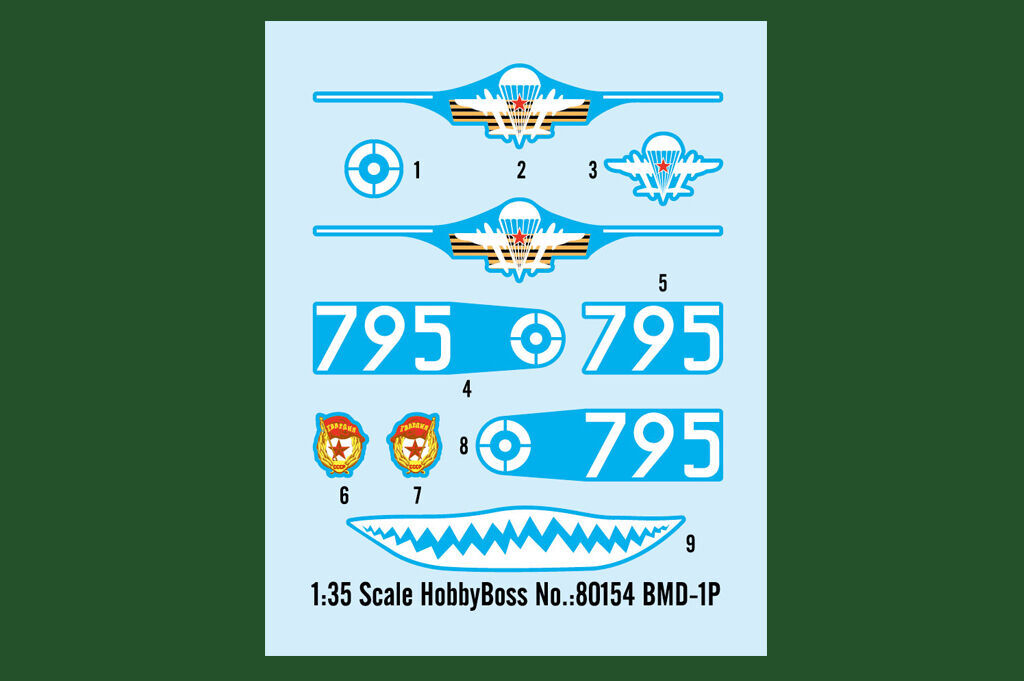 HobbyBoss 1/35 BMD-1P Plastic Model Kit
