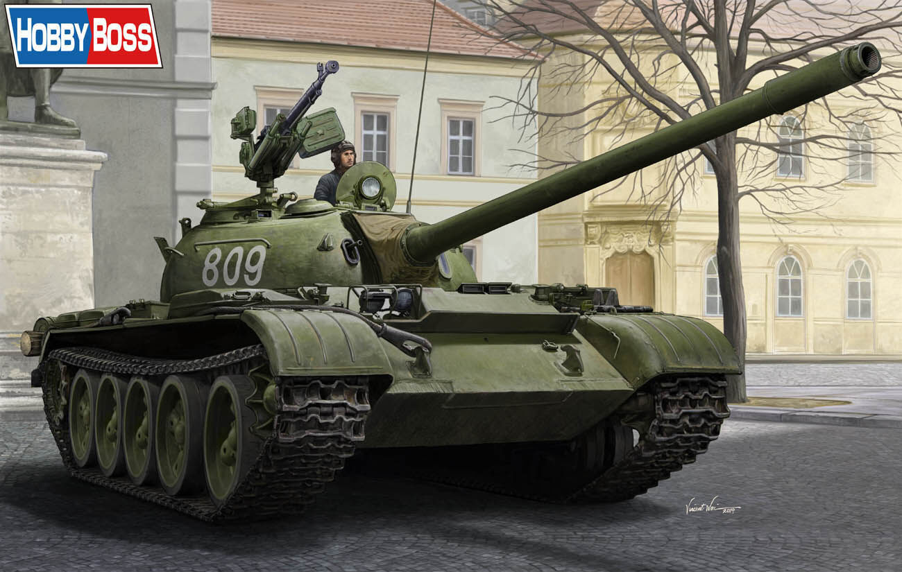 HobbyBoss 1/35 Soviet T-54 Medium Tank Plastic Model Kit HobbyBoss
