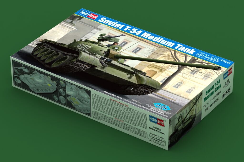 HobbyBoss 1/35 Soviet T-54 Medium Tank Plastic Model Kit HobbyBoss
