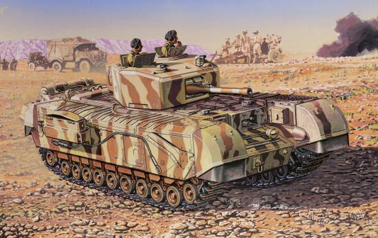 Dragon 1/72 British Churchill Mk.III Plastic Model Kit