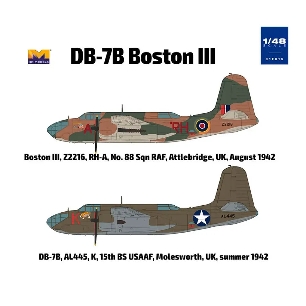 Hong Kong Models 1/48 DB-7B Boston III Plastic Model Kit HKM