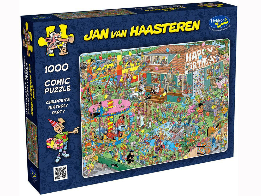 Jan Van Haasteren Puzzle 1000pc - Childrens Birthday Party Holdson