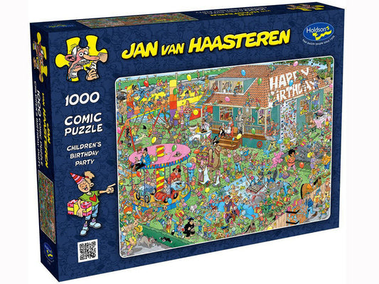 Jan Van Haasteren Puzzle 1000pc - Childrens Birthday Party Holdson