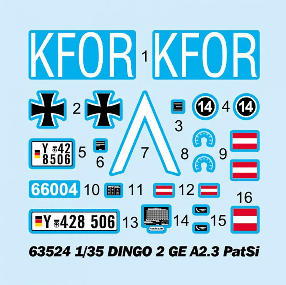 I Love Kit 1/35 DINGO 2 GE A3.3 PatSi Plastic Model Kit I Love Kit