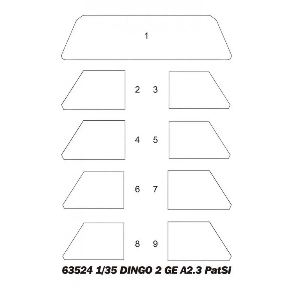 I Love Kit 1/35 DINGO 2 GE A3.3 PatSi Plastic Model Kit I Love Kit