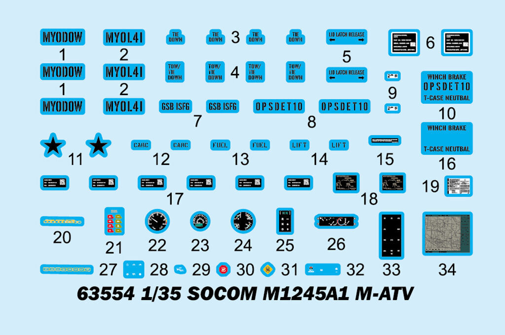 I Love Kit 1/35 SOCOM M1245A1 M-ATV Plastic Model Kit I Love Kit