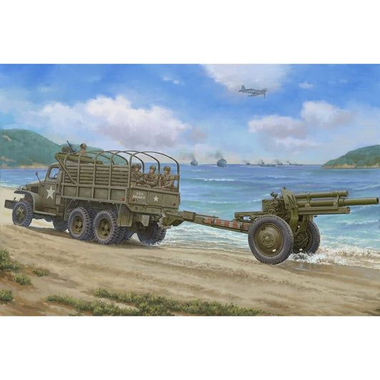 I Love Kit 1/35 USA CCKW-352 Machine Gun Turret Version with M2A1 105MM Howitzer