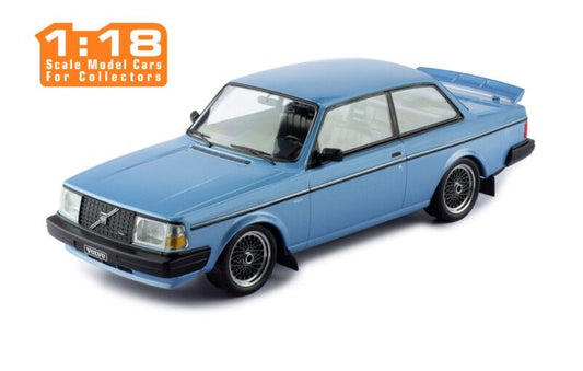 IXO Models 1/18 VOLVO 240 TURBO "CUSTOM" 1986 - METALLIC LIGHT BLUE