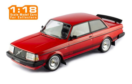 IXO Models 1/18 VOLVO 240 TURBO "CUSTOM" RED - 1986