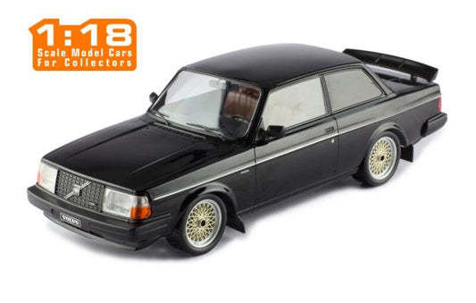 IXO Models 1/18 VOLVO 240 TURBO "CUSTOM" BLACK - 1986