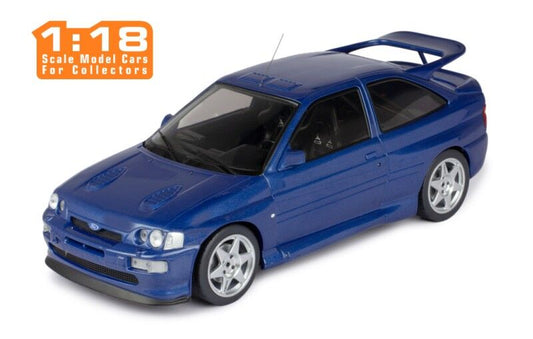 IXO Models 1/18 Ford Escort RS Cosworth "Ready To Race" Metallic Blue - 1996