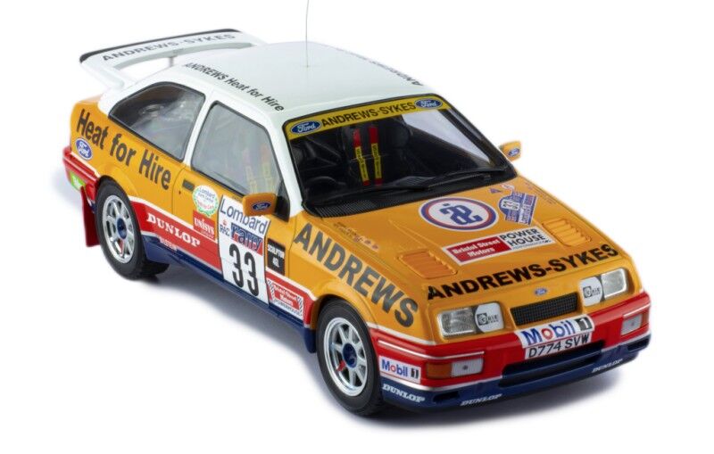 IXO Models 1/18 Ford Sierra RS Cosworth #33 R.Brookes - N.Wilson Lombard Rac Rally 1989 IXO Models
