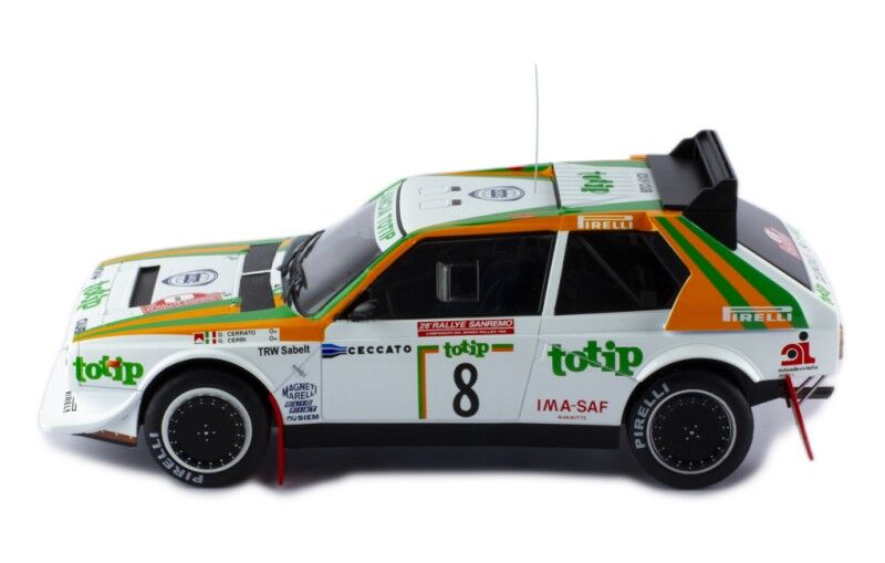 IXO Models 1/18 Lancia Delta S4 #8 D.Cerrato - C.Cerri Rally San Remo 1986 IXO Models