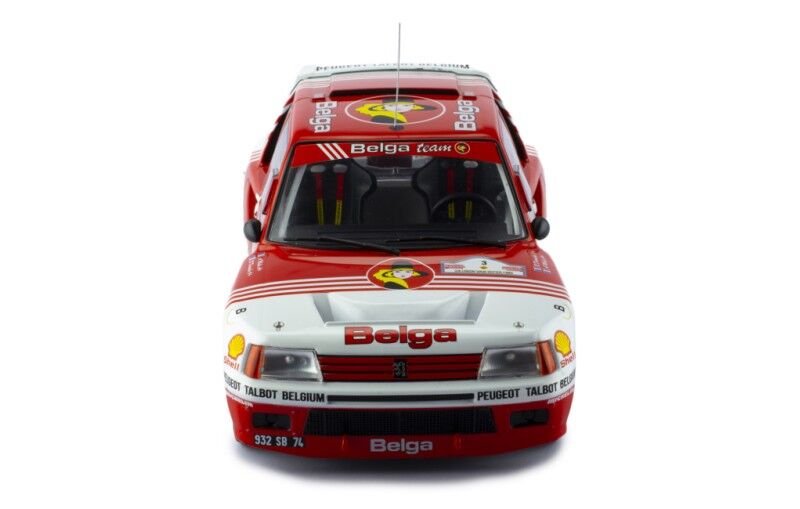IXO Models 1/18 Peugeot 205 T16 #3 B.Darniche - A.Mahe Rally Ypres 1985 IXO Models