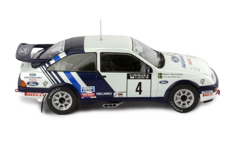 IXO Models 1/24 Ford Sierra RS Cosworth #4 S.Blomquist - B.MelanderÂ Â Rally 1000 Lakes 1988 IXO Models