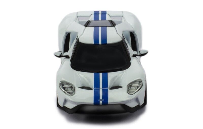 IXO Models 1/43 Ford GT 2017 White With Blue Stripes IXO Models