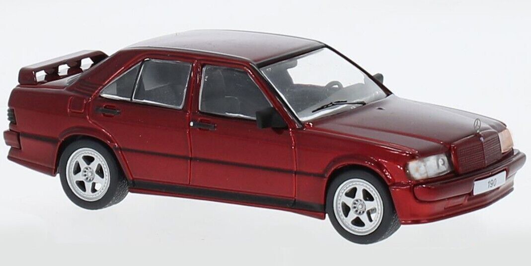 IXO Models 1/43 Mercedes-Benz 190E 2.3 16V 1984 Metallic Red "Custom" IXO Models