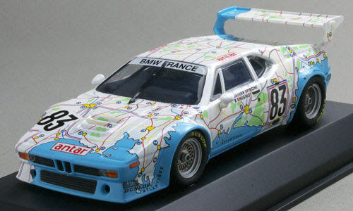 IXO Models 1/43 BMW M1 #83 D.Pironi-D.Quester -M.Mignot 24H Le Mans 1980 IXO Models