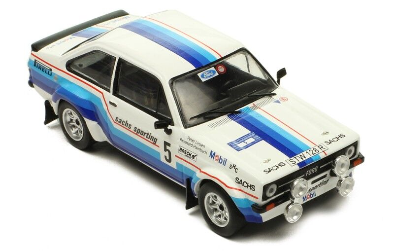 IXO Models 1/43 Ford Escort MK II RS 1800 #5 R.Hainbach - W. Linzen Hessen Rallye 1978 IXO Models