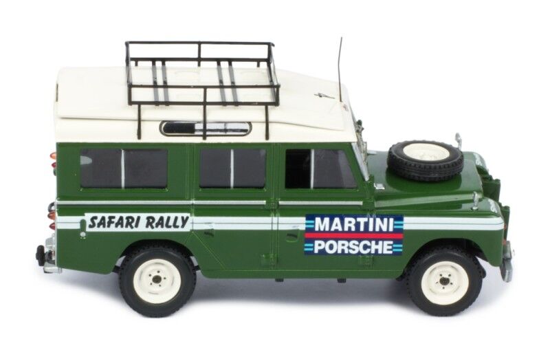 IXO Models 1/43 Land Rover Series II 109 Safari Rally Assistance 1978 (With Roof Rack) IXO Models