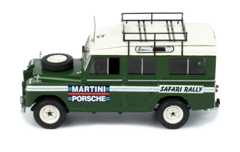 IXO Models 1/43 Land Rover Series II 109 Safari Rally Assistance 1978 (With Roof Rack) IXO Models
