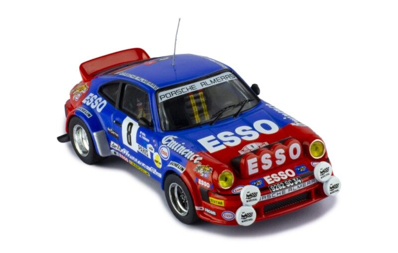 IXO Models 1/43 Porsche 911 SC #8 J-L.Therier - M.Vial Rallye Monte-Carlo 1982