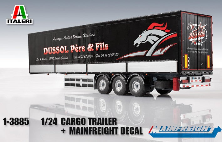 Italeri 1:24 Cargo Trailer with Mainfreight Decals