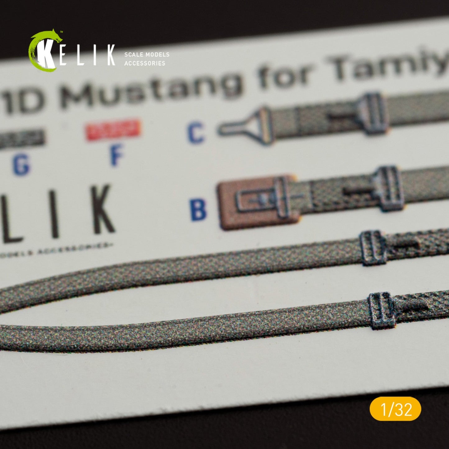 Kelik 1:32 P-51D Mustang - Interior 3D Decal for Tamiya kit Reskit