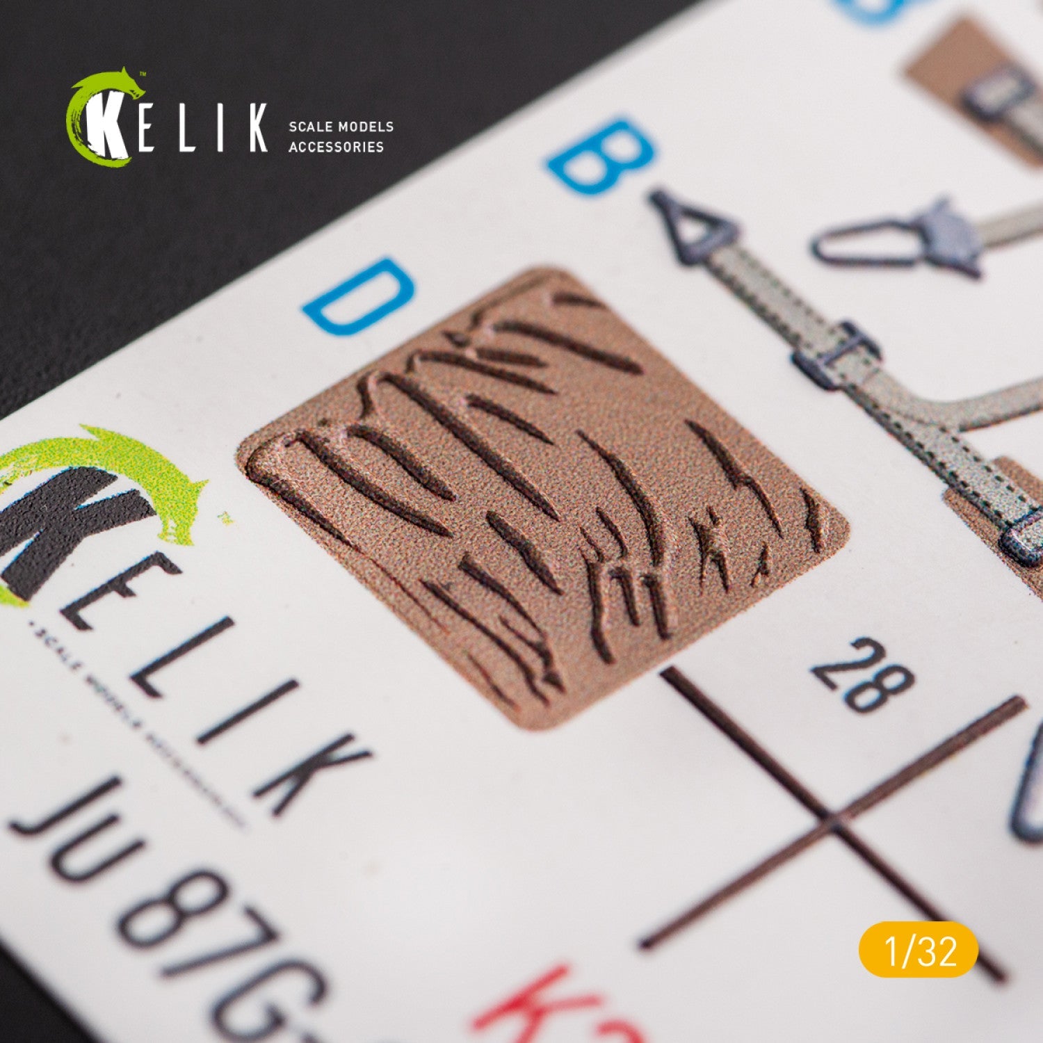 Kelik 1:32 Junkers Ju 87 D/G Stuka - Interior 3D Decal for Trumpeter kit Reskit