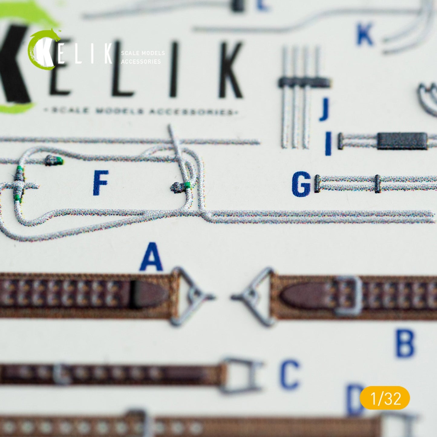 Kelik 1:32 A6M2B Zeke - Interior 3D Decal for Tamiya kit Reskit