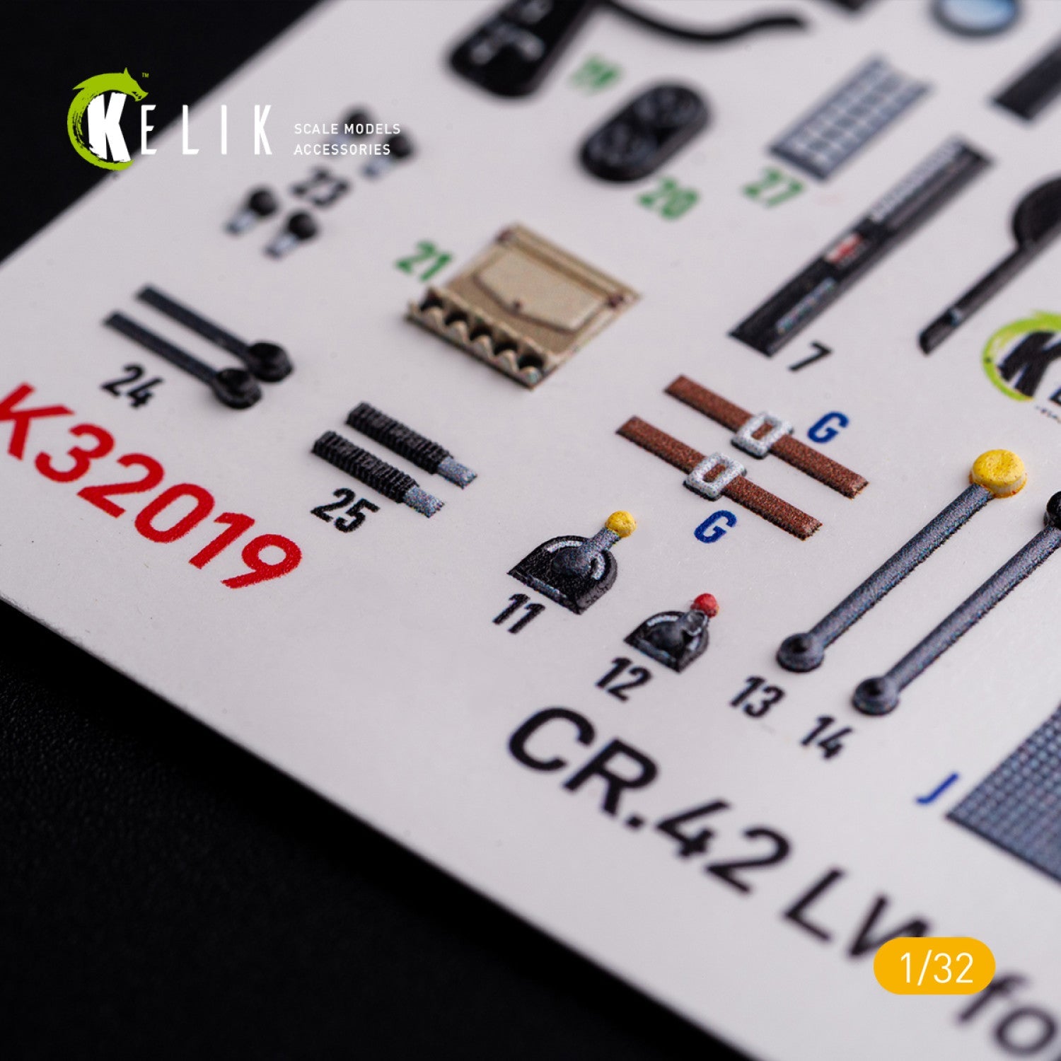 Kelik 1:32 CR.42 LW - Interior 3D Decal for ICM kit Reskit