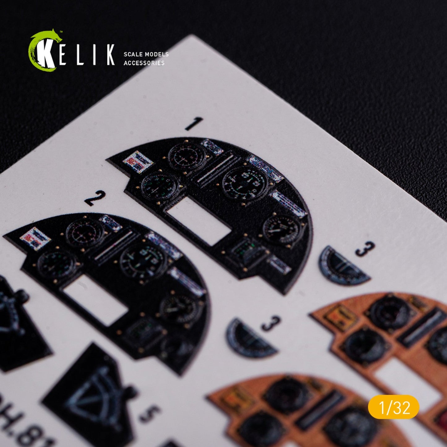 Kelik 1:32 DH.81A Tiger Moth - Interior 3D Decal for ICM kit Reskit