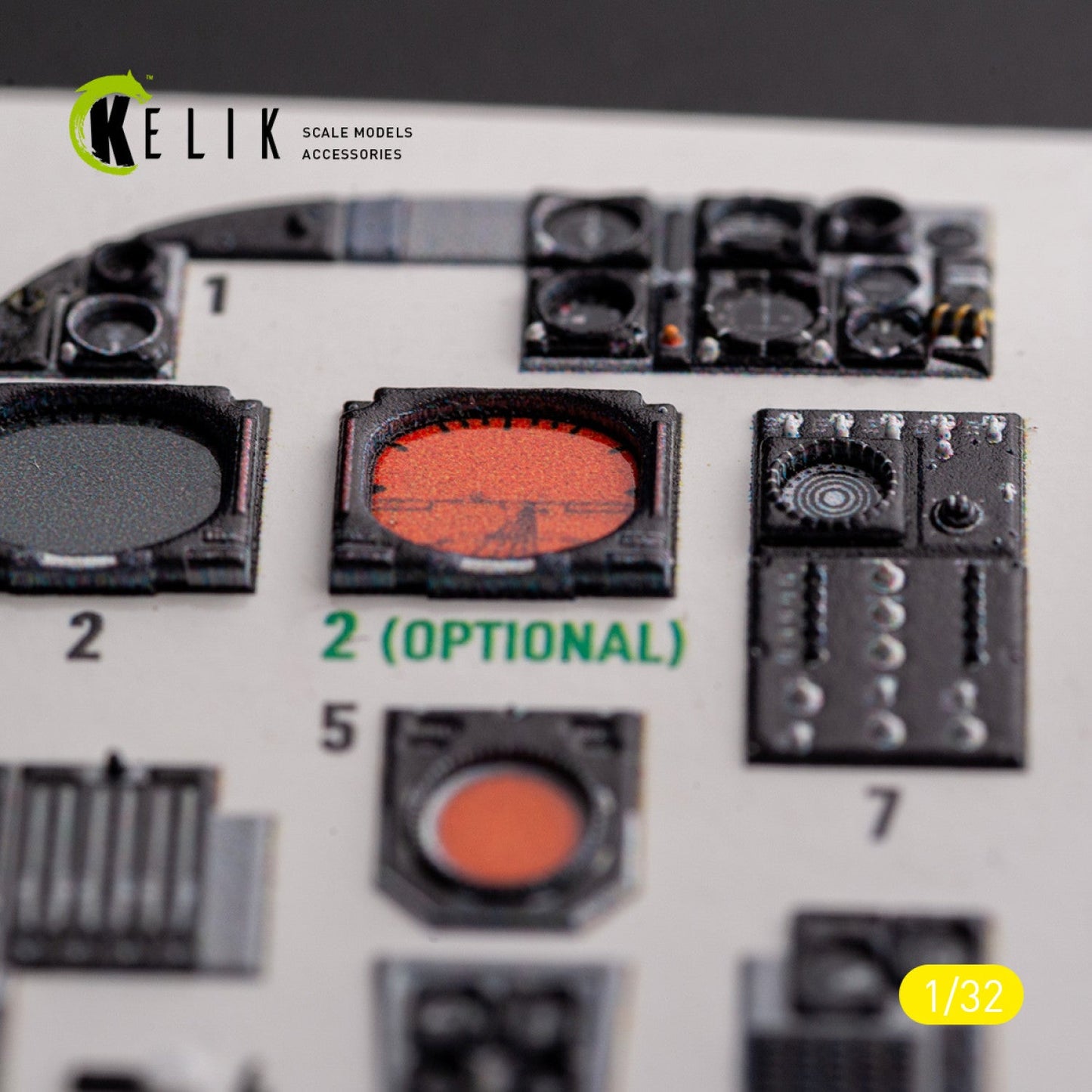 Kelik 1:32 A-6A Intruder - interior 3D decals for Trumpeter kit Reskit