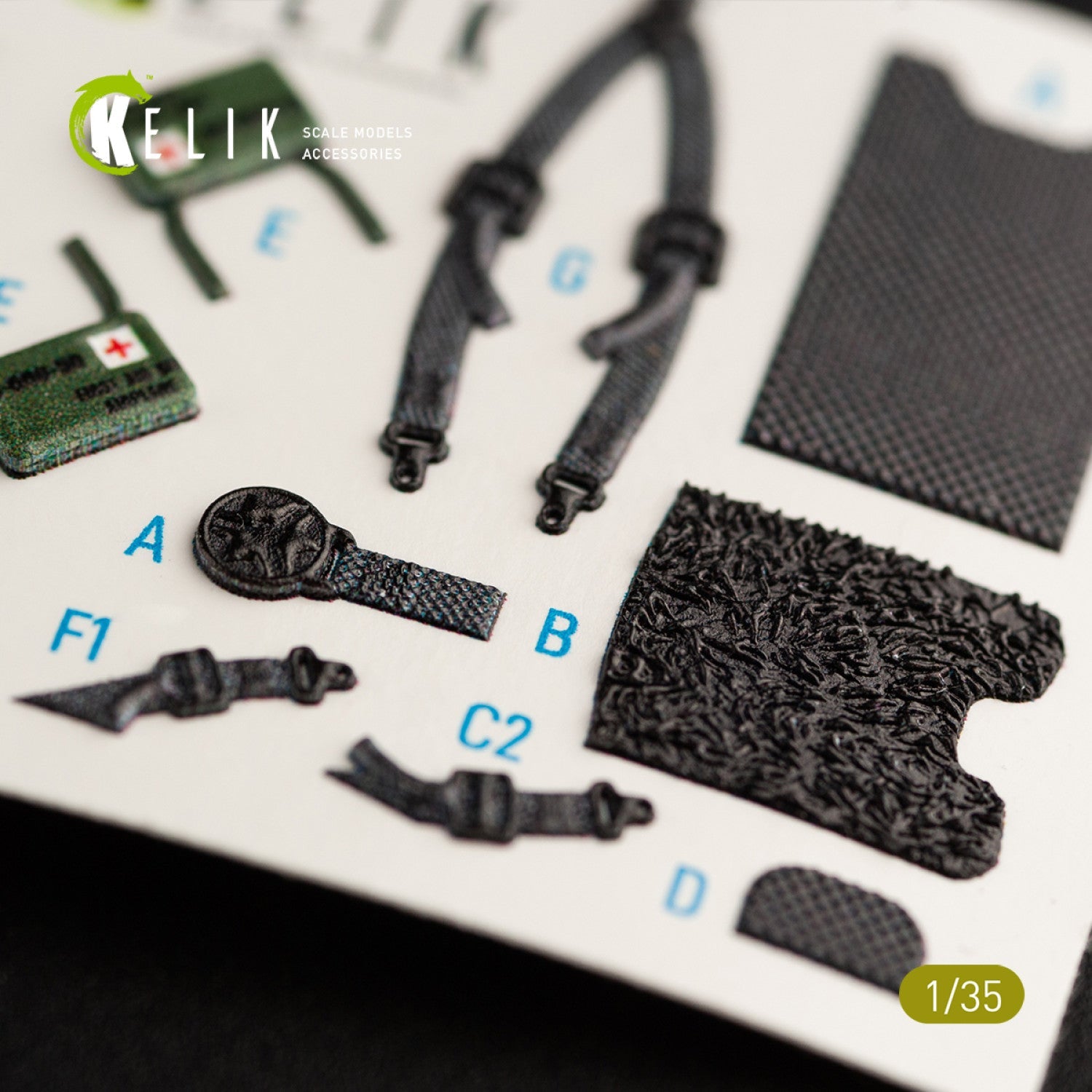 Kelik 1:35 HH-60H Rescue Hawk interior 3D decals for Kitty Hawk / Zimimodel Reskit