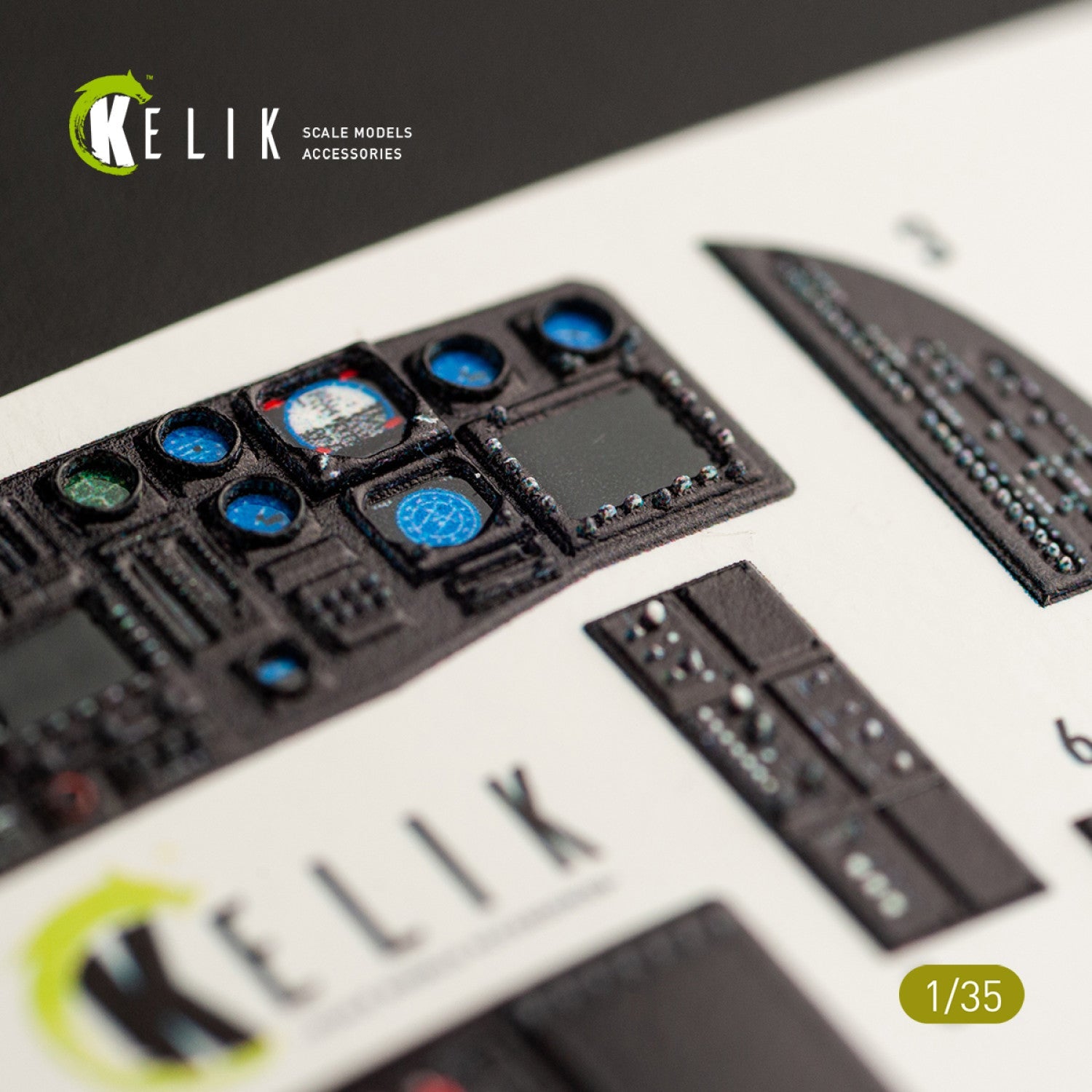 Kelik 1:35 HH-60G Pave Hawk interior 3D decals for Kitty Hawk / Zimimodel Reskit