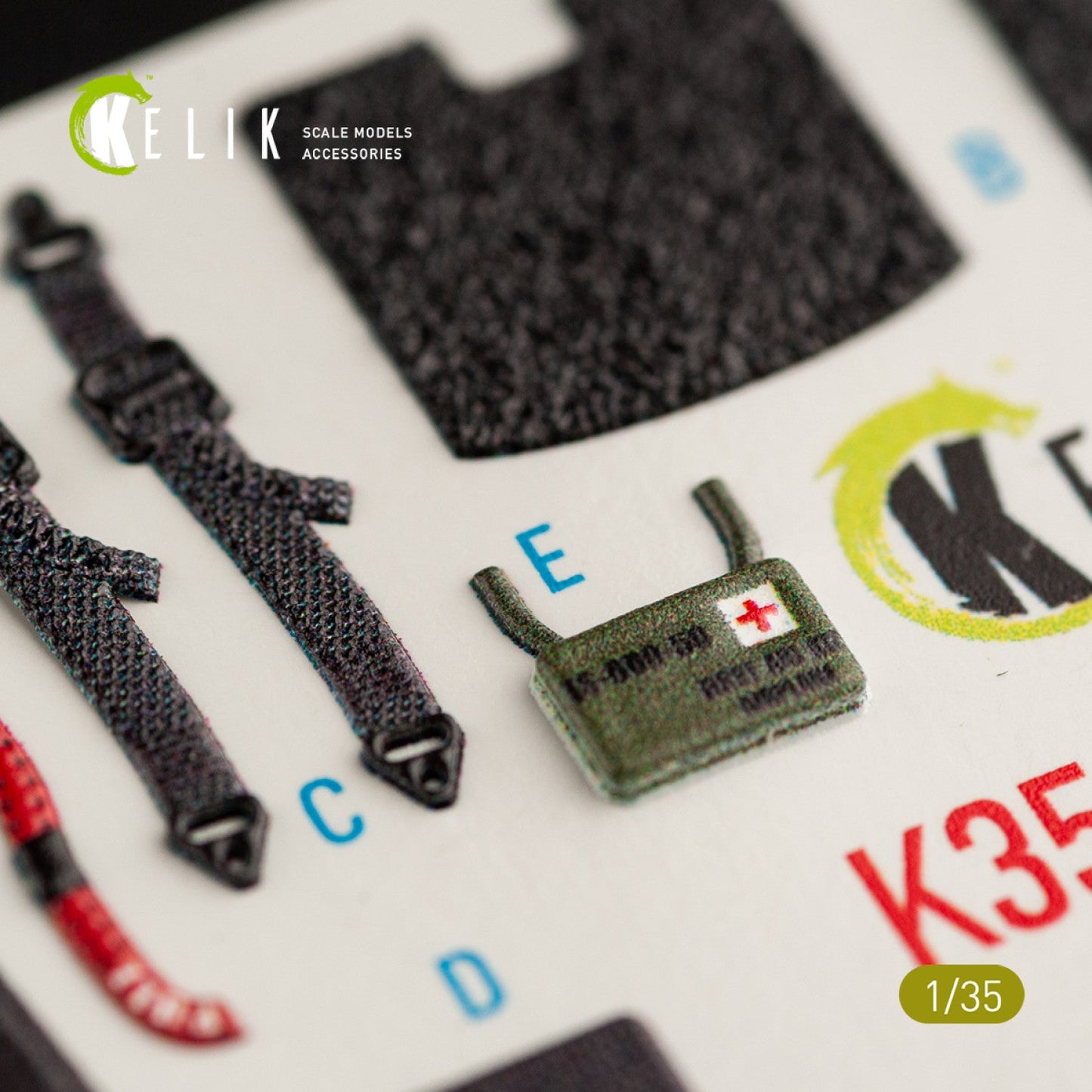 Kelik 1:35 HH-60G Pave Hawk interior 3D decals for Kitty Hawk / Zimimodel Reskit