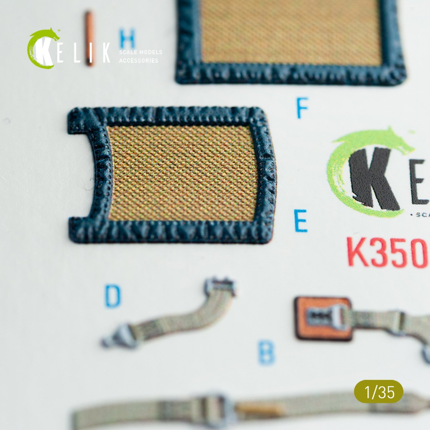 Kelik 1:35 AH-1G "Cobra" interior 3D decals for ICM kit Reskit