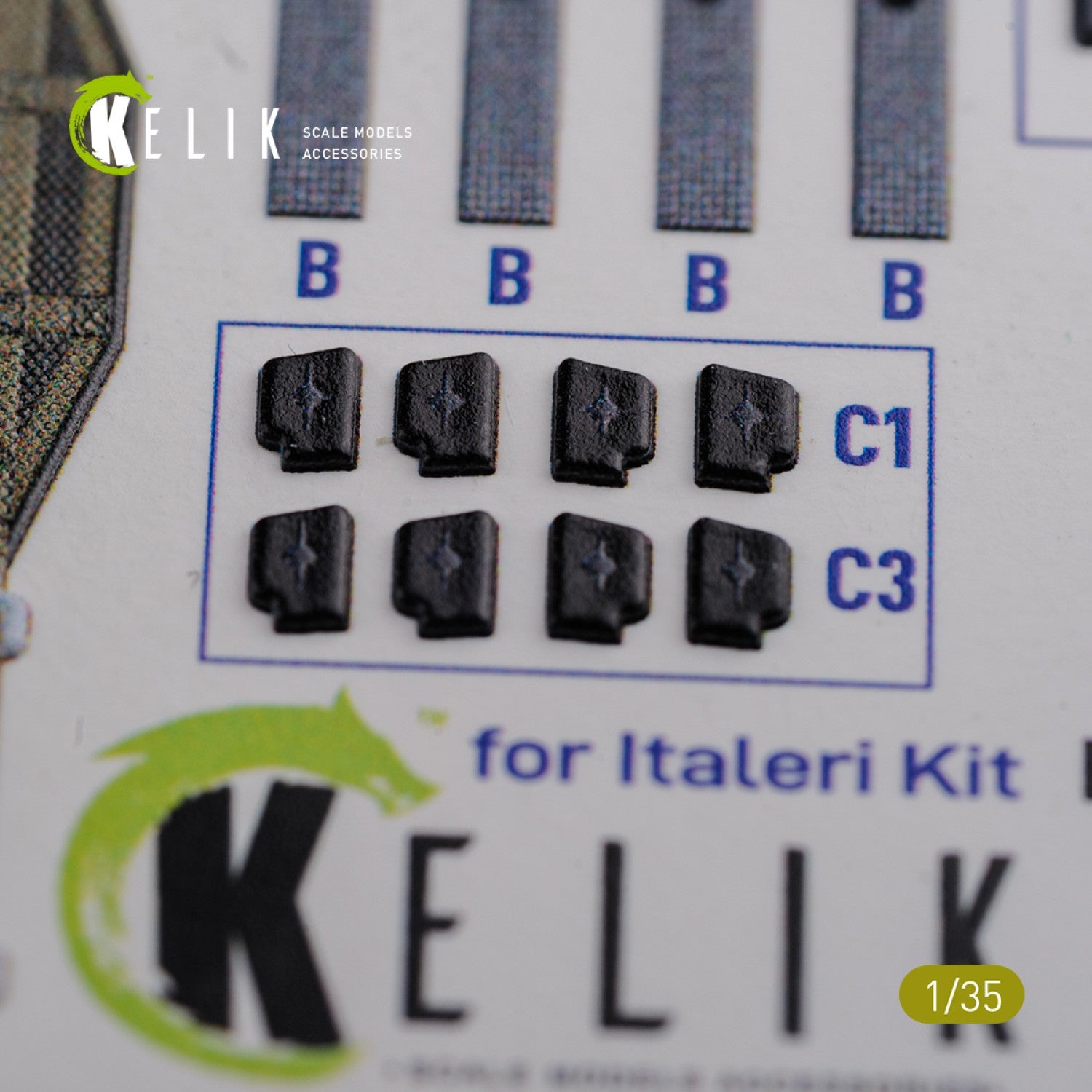 Kelik 1:35 “HUMVEE” HMMWV M1036 with TOW Desert version Interior 3D Decal for Italeri kit Reskit