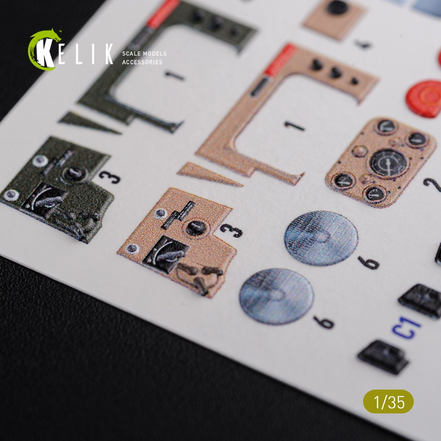 Kelik 1:35 HMMWV M1097 3D Decal for ICM kit Reskit